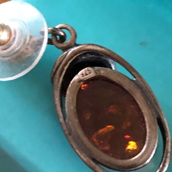 Amber Earrings - Picture 4 of 4